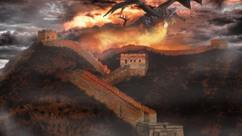 Consalnet Fototapeta Gracza Smok Fantasy 312×219