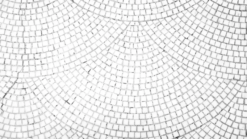 Dunin Biała Pure White 15 Matt Mozaika 30,5×30,5 1,5×1,5