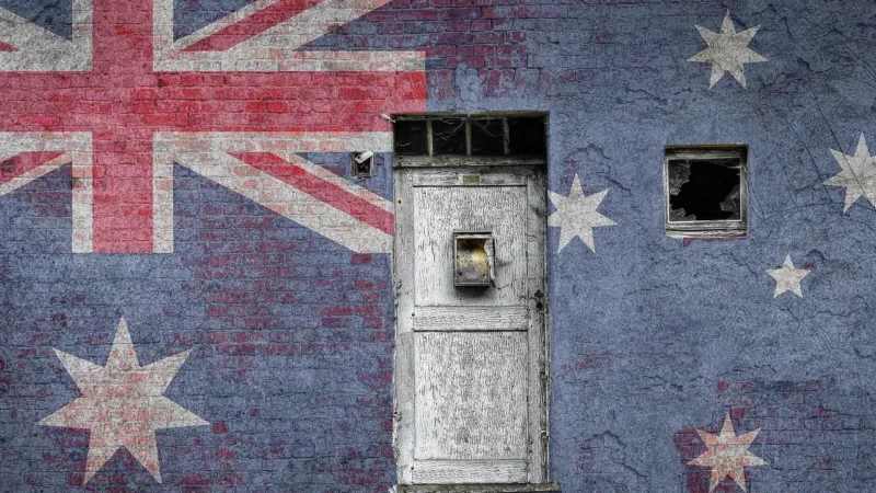 Fototapety.Pl Australia I Nowa Zelandia Mapa 1870 Fototapeta Na Ścianę 250x250cm Magicstick