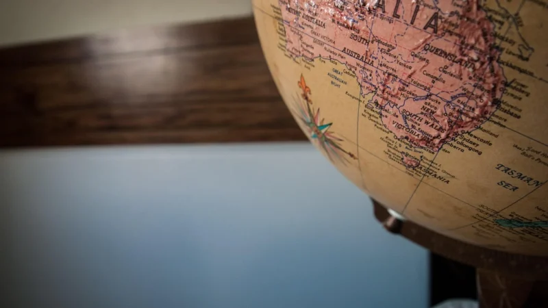Fototapety.Pl Australia I Nowa Zelandia Mapa 1870 Fototapeta Na Ścianę 250x250cm Fizelina