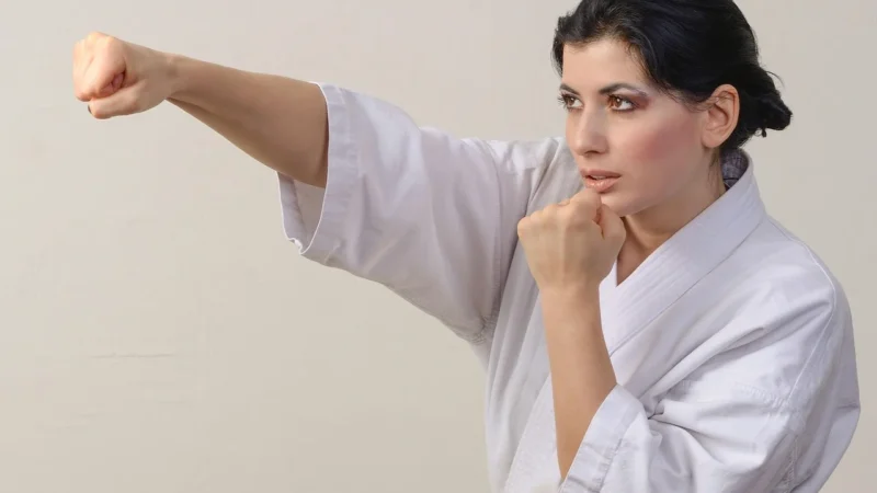 Fototapety.Pl Karate Cios Papier Fototapeta Samoprzylepna 250x250cm Magicstick