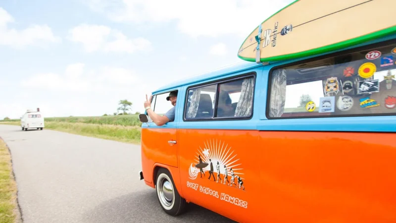 Fototapety.Pl Klasyczny Czerwony Citroen 2Cv Na Plaży Fototapeta Ścianę 250x250cm Fizelina