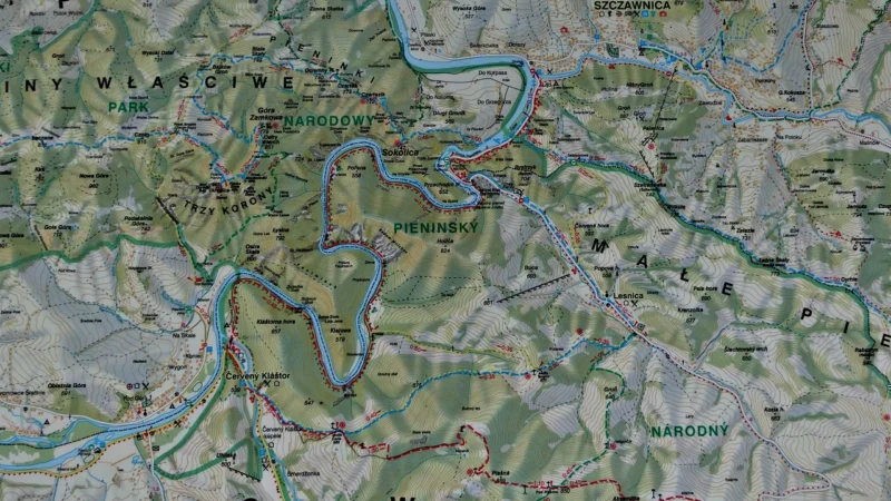 Fototapety.Pl Mapa Polski Czerwona Pinezka Państwo Fototapeta Na Ścianę 250x250cm Fizelina