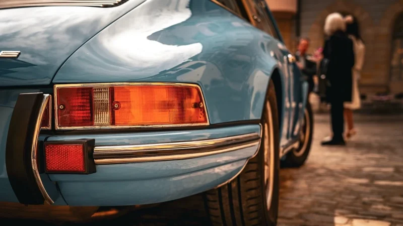 Fototapety.Pl Niebieski Trabant Na Białym Tle Fototapeta Ścianę 250x250cm Fizelina