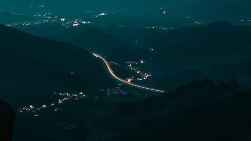 Fototapety.Pl Skały Wzgórza Auta Droga Podróż Okleina Na Ścianę 250x250cm Magicstick