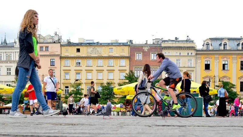Fototapety.Pl Sukiennice Rynek Główny Kraków Polskie Miasto Okleina Na Ścianę 250x250cm Magicstick