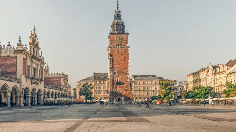 Fototapety.Pl Sukiennice Rynek Główny Kraków Polskie Miasto Okleina Na Ścianę 250x250cm Fizelina