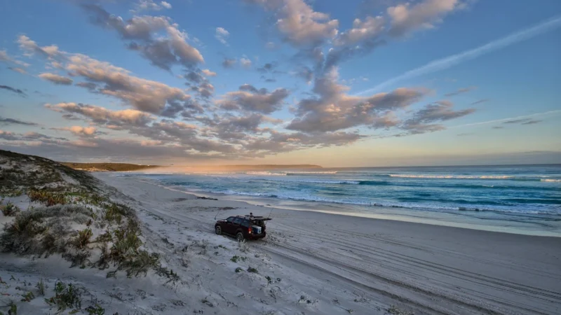 Fototapety.Pl Suv Zaparkowany Na Plaży Kalifornia Fototapeta Ścianę 250x250cm Fizelina