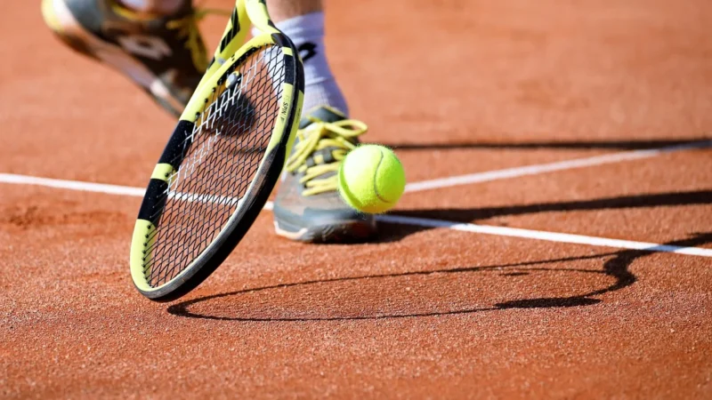 Fototapety.Pl Tenis Rakieta Mecz Drzewa Fototapeta Samoprzylepna 250x250cm Magicstick