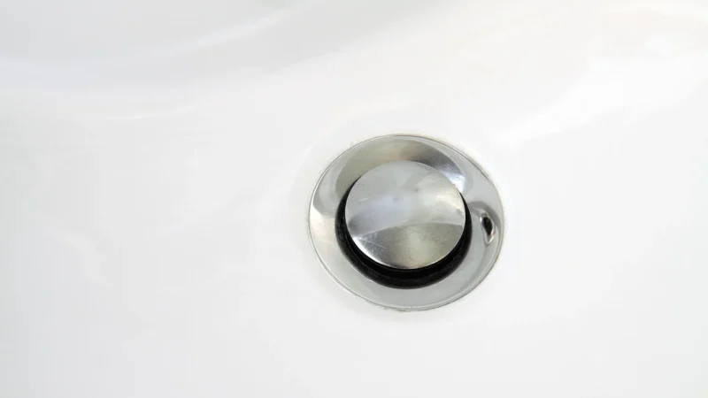 McAlpine wannowy HC31PB1.0-CP Push Button z korkiem automatycznym HC31PB1.0-CP