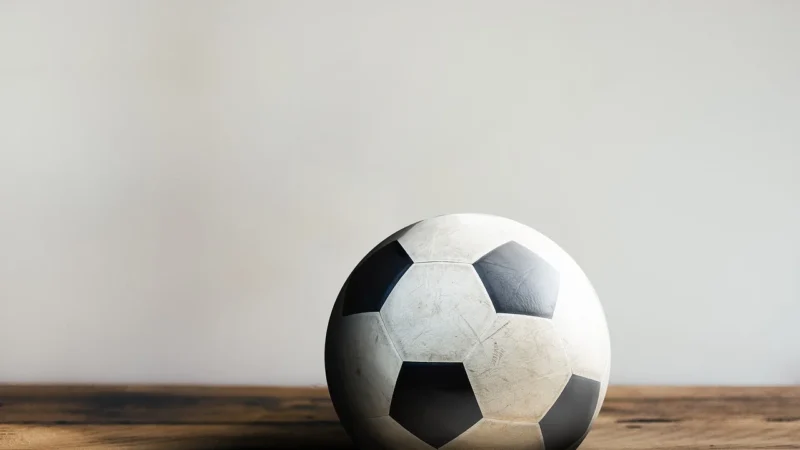Muralo Fototapeta 3D Sport Piłka Nożna W Ścianie 300×210