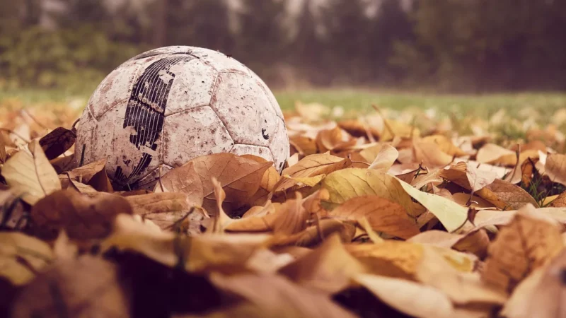 Muralo Fototapeta 3D Sport Piłka Nożna W Ścianie 368×254