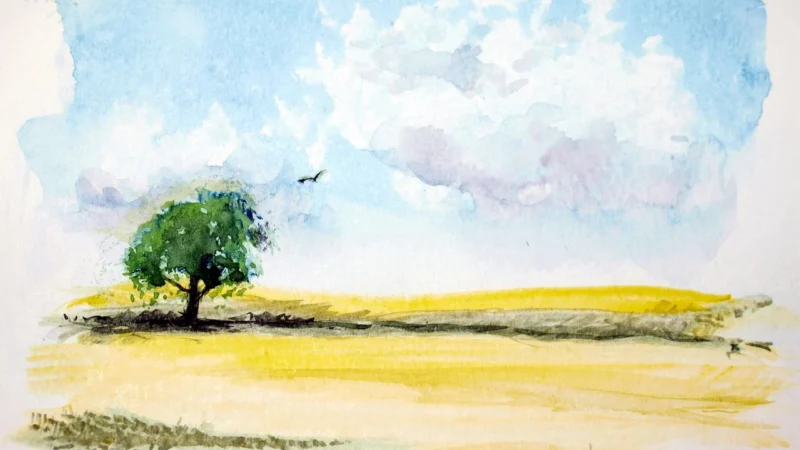 Obraz Drzewo 3 120X70Cm Minimalizm 12432160963