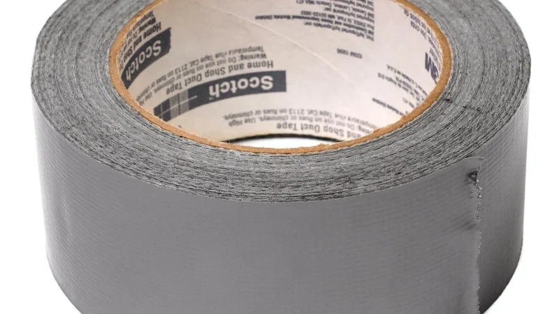 Topex Taśma Klejąca, Uniwersalna, Wzmacniana, Duct Tape, 48mm X 9M 24B120