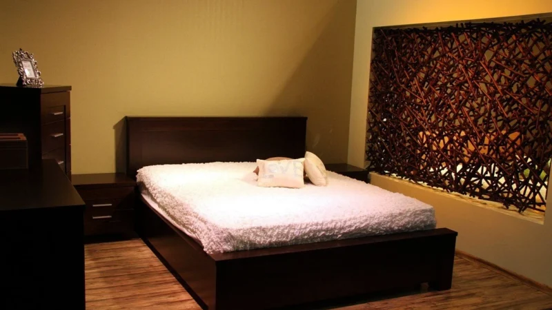 Vidaxl Rama Łóżka Lite Drewno 140X190 Cm 13452-3105385